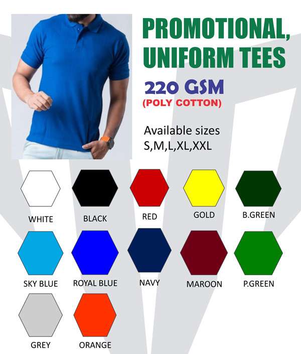 Corporate T-Shirts - Promotional T shirts with Logo Printed