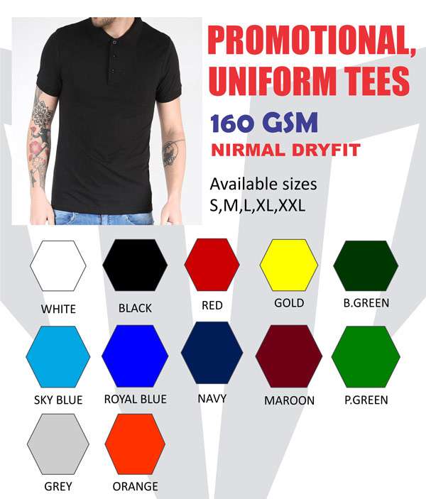 Corporate T-Shirts - Promotional T shirts with Logo Printed