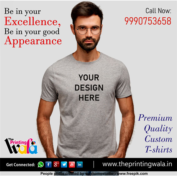 custom t shirt printing in delhi