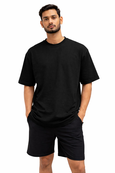 Black-240-GSM-Oversized-T-shirts