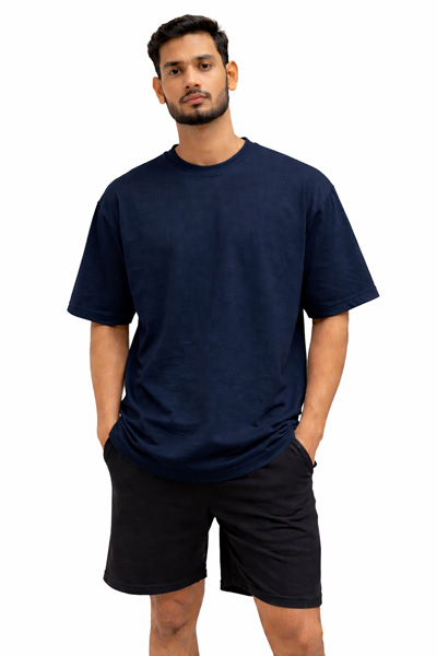 Navy-Blue-240-GSM-Oversized-T-shirts